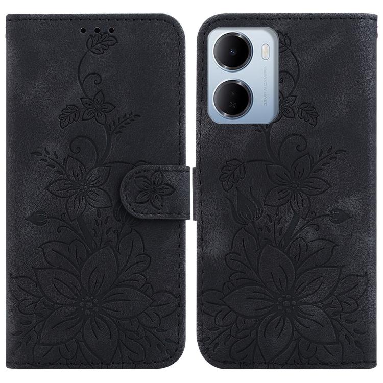 Lily Embossed Leather Phone Case, For Redmi Note 17 5G Global 169.7mm, For Redmi Note 17 Pro Max / Note 17 Pro+ 5G, For Redmi K100 Pro Max 5G / Poco F9 Ultra 5G, For Redmi 17 4G / 5G Global 170mm, For Redmi A7 Pro 4G / 5G 171mm / Poco C85x 5G          ...