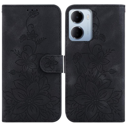 Lily Embossed Leather Phone Case, For Redmi Note 17 5G Global 169.7mm, For Redmi Note 17 Pro Max / Note 17 Pro+ 5G, For Redmi K100 Pro Max 5G / Poco F9 Ultra 5G, For Redmi 17 4G / 5G Global 170mm, For Redmi A7 Pro 4G / 5G 171mm / Poco C85x 5G          ...