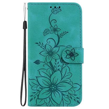 Lily Embossed Leather Phone Case, For Redmi Note 17 5G Global 169.7mm, For Redmi Note 17 Pro Max / Note 17 Pro+ 5G, For Redmi K100 Pro Max 5G / Poco F9 Ultra 5G, For Redmi 17 4G / 5G Global 170mm, For Redmi A7 Pro 4G / 5G 171mm / Poco C85x 5G          ...