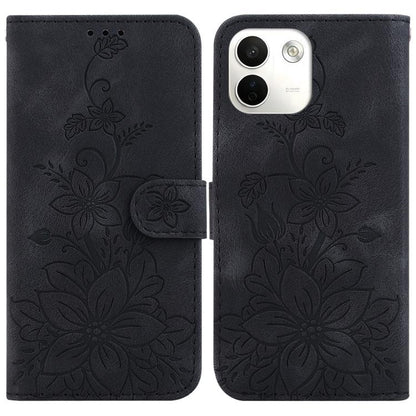 Lily Embossed Leather Phone Case, For Redmi Note 17 5G Global 169.7mm, For Redmi Note 17 Pro Max / Note 17 Pro+ 5G, For Redmi K100 Pro Max 5G / Poco F9 Ultra 5G, For Redmi 17 4G / 5G Global 170mm, For Redmi A7 Pro 4G / 5G 171mm / Poco C85x 5G          ...