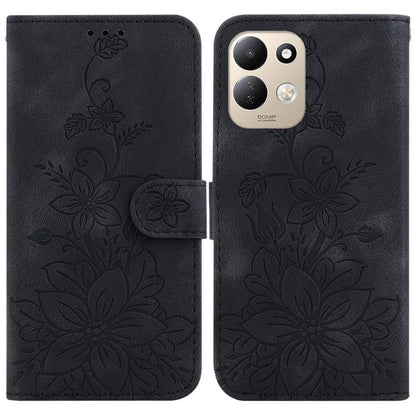 Lily Embossed Leather Phone Case, For Redmi Note 17 5G Global 169.7mm, For Redmi Note 17 Pro Max / Note 17 Pro+ 5G, For Redmi K100 Pro Max 5G / Poco F9 Ultra 5G, For Redmi 17 4G / 5G Global 170mm, For Redmi A7 Pro 4G / 5G 171mm / Poco C85x 5G          ...