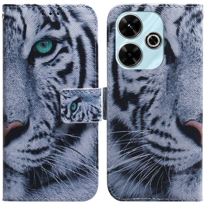 Coloured Drawing Flip Leather Phone Case, For Xiaomi Poco M6 4G, For Xiaomi Poco F6 Pro