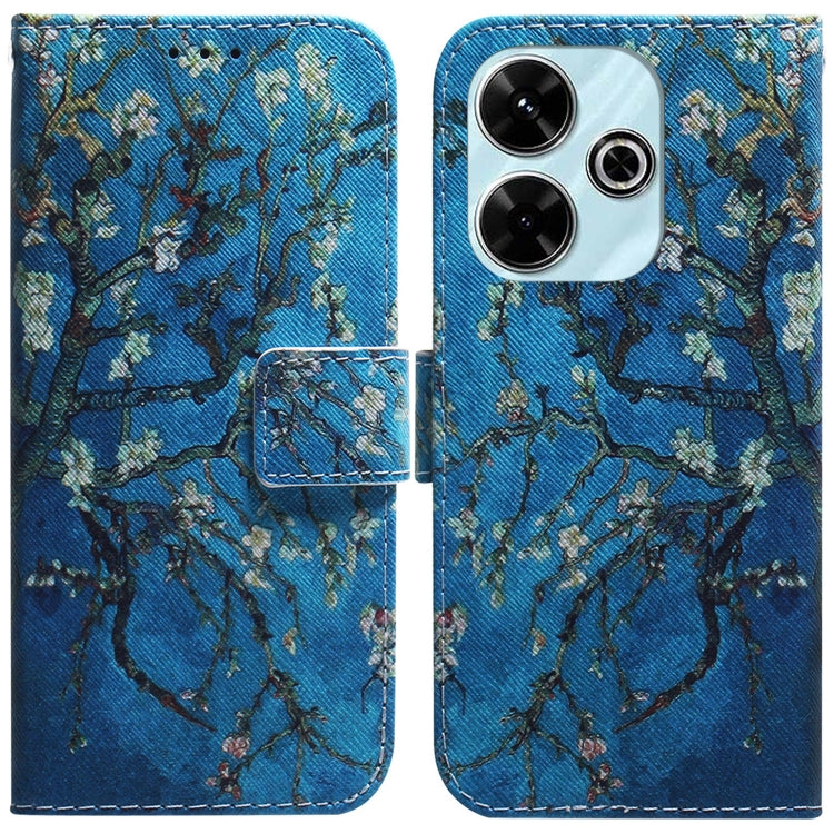Coloured Drawing Flip Leather Phone Case, For Xiaomi Poco M6 4G, For Xiaomi Poco F6 Pro
