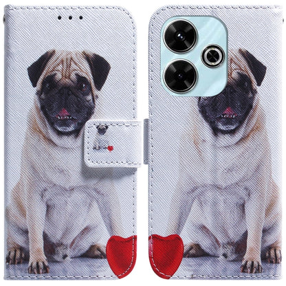 Coloured Drawing Flip Leather Phone Case, For Xiaomi Poco M6 4G, For Xiaomi Poco F6 Pro
