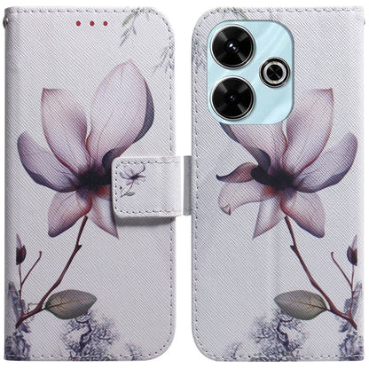Coloured Drawing Flip Leather Phone Case, For Xiaomi Poco M6 4G, For Xiaomi Poco F6 Pro
