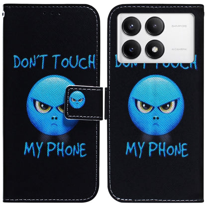 Coloured Drawing Flip Leather Phone Case, For Xiaomi Poco M6 4G, For Xiaomi Poco F6 Pro