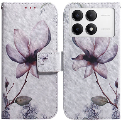 Coloured Drawing Flip Leather Phone Case, For Xiaomi Poco M6 4G, For Xiaomi Poco F6 Pro