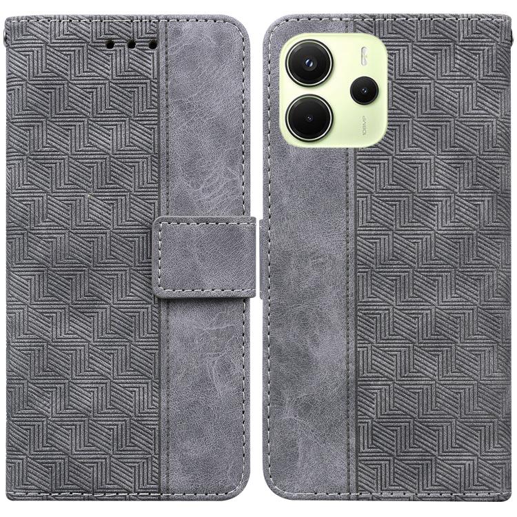 Geometric Embossed Leather Phone Case, For Redmi A7 Pro 4G / 5G 171mm / Poco C85x 5G, For Redmi Turbo 5 Max 5G / Poco X8 Pro Max 5G, For Redmi Turbo 5 5G / Poco X8 Pro 5G, For Redmi Note 15 Pro+ 5G 163.3mm / Poco M8 Pro 5G                              ...