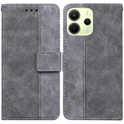 Geometric Embossed Leather Phone Case, For Redmi A7 Pro 4G / 5G 171mm / Poco C85x 5G, For Redmi Turbo 5 Max 5G / Poco X8 Pro Max 5G, For Redmi Turbo 5 5G / Poco X8 Pro 5G, For Redmi Note 15 Pro+ 5G 163.3mm / Poco M8 Pro 5G                              ...