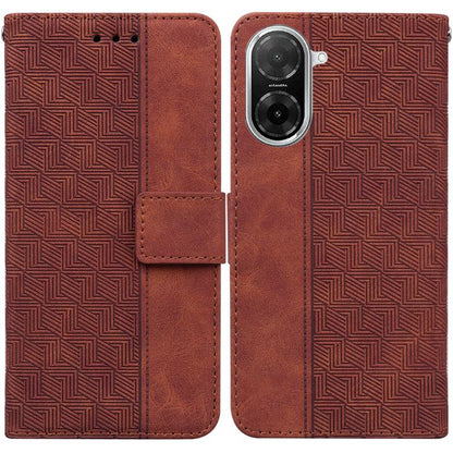 Geometric Embossed Leather Phone Case, For Redmi A7 Pro 4G / 5G 171mm / Poco C85x 5G, For Redmi Turbo 5 Max 5G / Poco X8 Pro Max 5G, For Redmi Turbo 5 5G / Poco X8 Pro 5G, For Redmi Note 15 Pro+ 5G 163.3mm / Poco M8 Pro 5G                              ...
