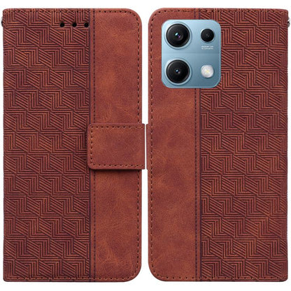 Geometric Embossed Leather Phone Case, For Redmi A7 Pro 4G / 5G 171mm / Poco C85x 5G, For Redmi Turbo 5 Max 5G / Poco X8 Pro Max 5G, For Redmi Turbo 5 5G / Poco X8 Pro 5G, For Redmi Note 15 Pro+ 5G 163.3mm / Poco M8 Pro 5G                              ...