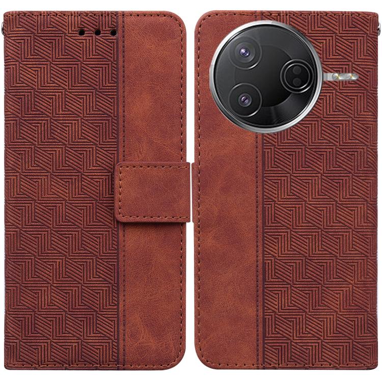 Geometric Embossed Leather Phone Case, For Redmi A7 Pro 4G / 5G 171mm / Poco C85x 5G, For Redmi Turbo 5 Max 5G / Poco X8 Pro Max 5G, For Redmi Turbo 5 5G / Poco X8 Pro 5G, For Redmi Note 15 Pro+ 5G 163.3mm / Poco M8 Pro 5G                              ...