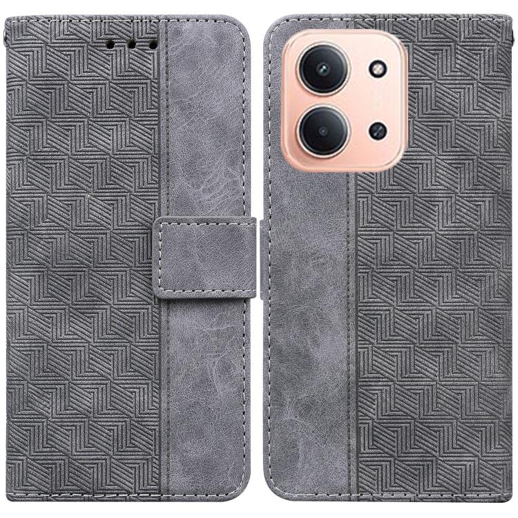 Geometric Embossed Leather Phone Case, For Redmi A7 Pro 4G / 5G 171mm / Poco C85x 5G, For Redmi Turbo 5 Max 5G / Poco X8 Pro Max 5G, For Redmi Turbo 5 5G / Poco X8 Pro 5G, For Redmi Note 15 Pro+ 5G 163.3mm / Poco M8 Pro 5G                              ...