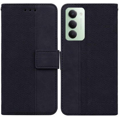 Geometric Embossed Leather Phone Case, For Redmi A7 Pro 4G / 5G 171mm / Poco C85x 5G, For Redmi Turbo 5 Max 5G / Poco X8 Pro Max 5G, For Redmi Turbo 5 5G / Poco X8 Pro 5G, For Redmi Note 15 Pro+ 5G 163.3mm / Poco M8 Pro 5G                              ...