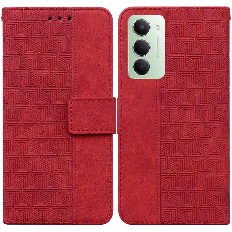 Geometric Embossed Leather Phone Case, For Redmi A7 Pro 4G / 5G 171mm / Poco C85x 5G, For Redmi Turbo 5 Max 5G / Poco X8 Pro Max 5G, For Redmi Turbo 5 5G / Poco X8 Pro 5G, For Redmi Note 15 Pro+ 5G 163.3mm / Poco M8 Pro 5G                              ...