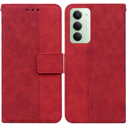 Geometric Embossed Leather Phone Case, For Redmi A7 Pro 4G / 5G 171mm / Poco C85x 5G, For Redmi Turbo 5 Max 5G / Poco X8 Pro Max 5G, For Redmi Turbo 5 5G / Poco X8 Pro 5G, For Redmi Note 15 Pro+ 5G 163.3mm / Poco M8 Pro 5G                              ...