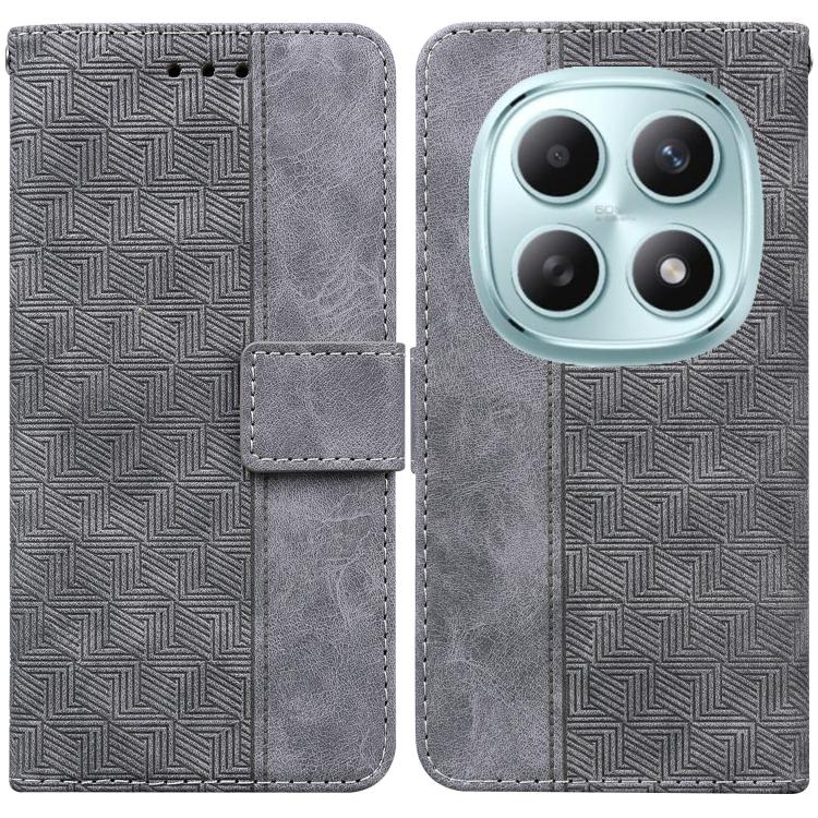 Geometric Embossed Leather Phone Case, For Redmi A7 Pro 4G / 5G 171mm / Poco C85x 5G, For Redmi Turbo 5 Max 5G / Poco X8 Pro Max 5G, For Redmi Turbo 5 5G / Poco X8 Pro 5G, For Redmi Note 15 Pro+ 5G 163.3mm / Poco M8 Pro 5G                              ...