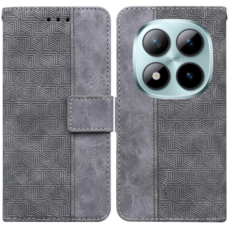 Geometric Embossed Leather Phone Case, For Redmi A7 Pro 4G / 5G 171mm / Poco C85x 5G, For Redmi Turbo 5 Max 5G / Poco X8 Pro Max 5G, For Redmi Turbo 5 5G / Poco X8 Pro 5G, For Redmi Note 15 Pro+ 5G 163.3mm / Poco M8 Pro 5G                              ...
