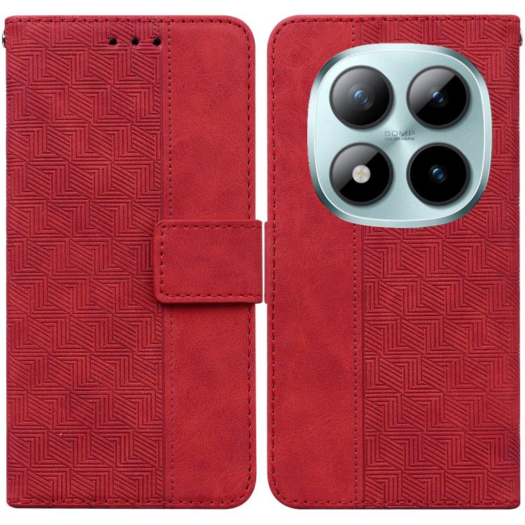 Geometric Embossed Leather Phone Case, For Redmi A7 Pro 4G / 5G 171mm / Poco C85x 5G, For Redmi Turbo 5 Max 5G / Poco X8 Pro Max 5G, For Redmi Turbo 5 5G / Poco X8 Pro 5G, For Redmi Note 15 Pro+ 5G 163.3mm / Poco M8 Pro 5G                              ...