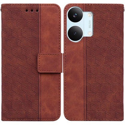 Geometric Embossed Leather Phone Case, For Redmi A7 Pro 4G / 5G 171mm / Poco C85x 5G, For Redmi Turbo 5 Max 5G / Poco X8 Pro Max 5G, For Redmi Turbo 5 5G / Poco X8 Pro 5G, For Redmi Note 15 Pro+ 5G 163.3mm / Poco M8 Pro 5G                              ...