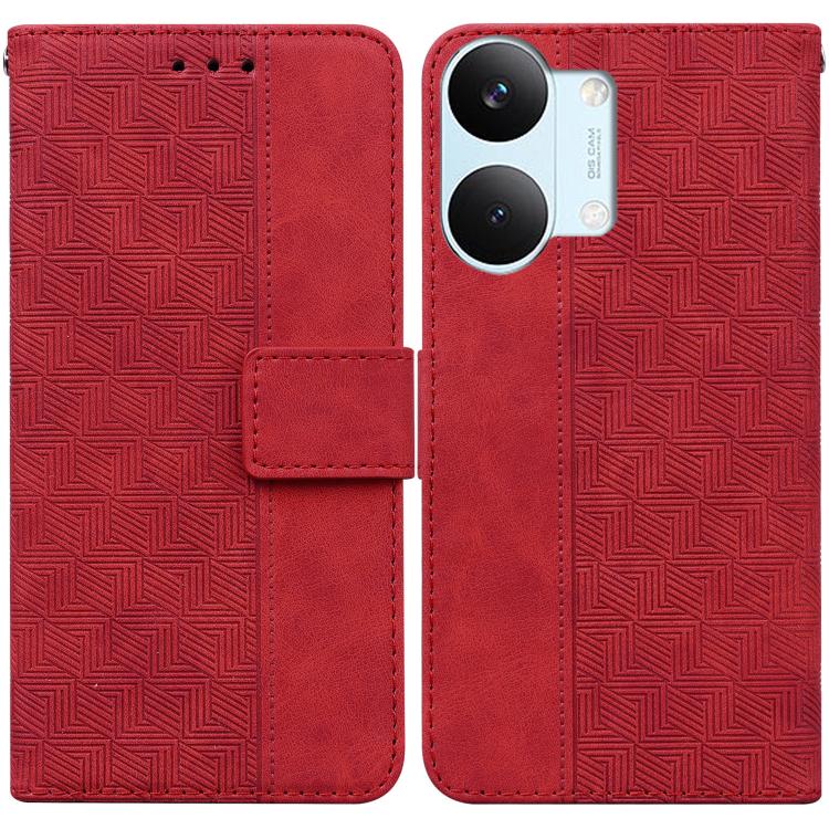 Geometric Embossed Leather Phone Case, For Redmi A7 Pro 4G / 5G 171mm / Poco C85x 5G, For Redmi Turbo 5 Max 5G / Poco X8 Pro Max 5G, For Redmi Turbo 5 5G / Poco X8 Pro 5G, For Redmi Note 15 Pro+ 5G 163.3mm / Poco M8 Pro 5G                              ...
