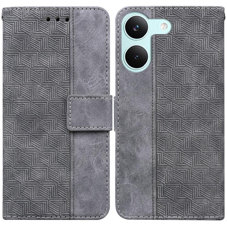 Geometric Embossed Leather Phone Case, For Redmi A7 Pro 4G / 5G 171mm / Poco C85x 5G, For Redmi Turbo 5 Max 5G / Poco X8 Pro Max 5G, For Redmi Turbo 5 5G / Poco X8 Pro 5G, For Redmi Note 15 Pro+ 5G 163.3mm / Poco M8 Pro 5G                              ...