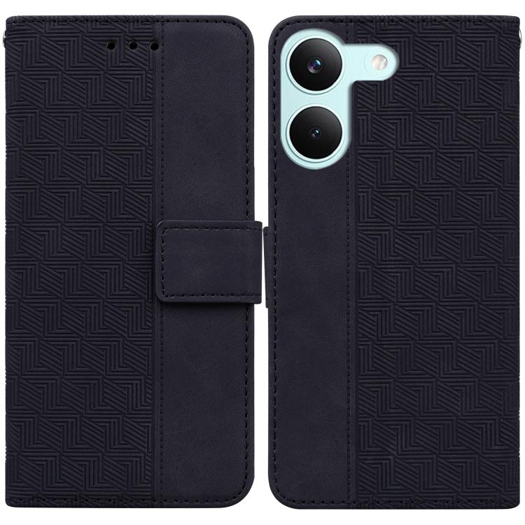 Geometric Embossed Leather Phone Case, For Redmi A7 Pro 4G / 5G 171mm / Poco C85x 5G, For Redmi Turbo 5 Max 5G / Poco X8 Pro Max 5G, For Redmi Turbo 5 5G / Poco X8 Pro 5G, For Redmi Note 15 Pro+ 5G 163.3mm / Poco M8 Pro 5G                              ...