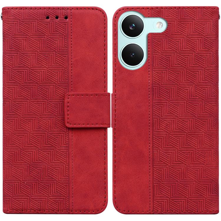 Geometric Embossed Leather Phone Case, For Redmi A7 Pro 4G / 5G 171mm / Poco C85x 5G, For Redmi Turbo 5 Max 5G / Poco X8 Pro Max 5G, For Redmi Turbo 5 5G / Poco X8 Pro 5G, For Redmi Note 15 Pro+ 5G 163.3mm / Poco M8 Pro 5G                              ...