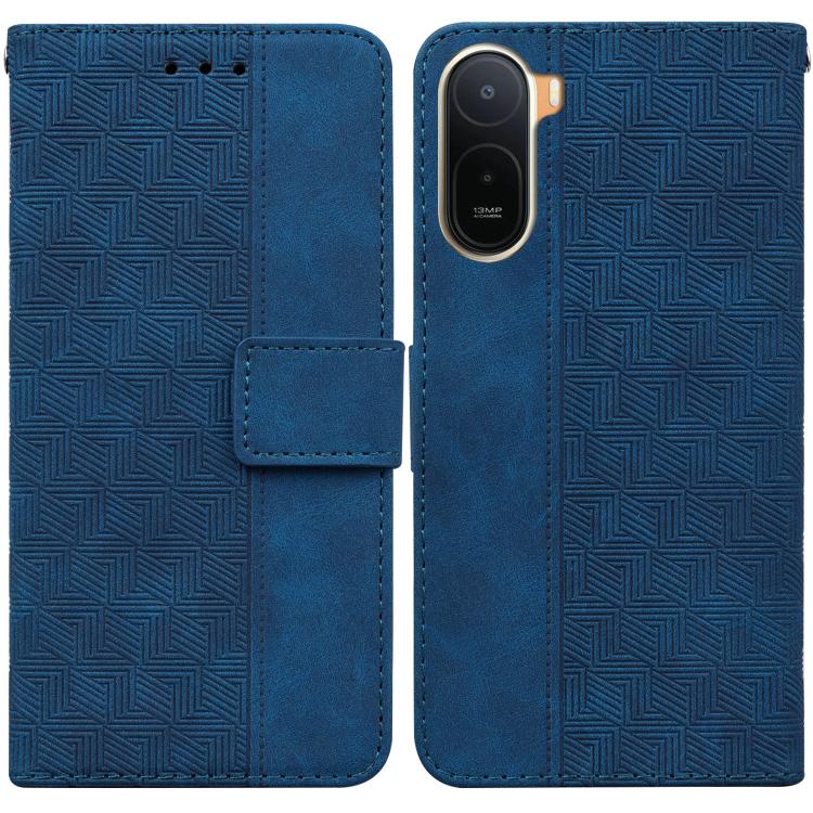 Geometric Embossed Leather Phone Case, For Redmi A7 Pro 4G / 5G 171mm / Poco C85x 5G, For Redmi Turbo 5 Max 5G / Poco X8 Pro Max 5G, For Redmi Turbo 5 5G / Poco X8 Pro 5G, For Redmi Note 15 Pro+ 5G 163.3mm / Poco M8 Pro 5G                              ...