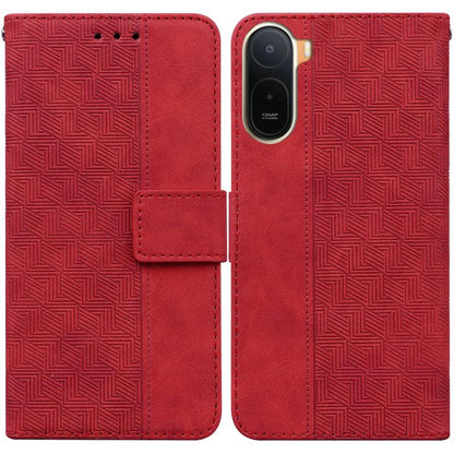 Geometric Embossed Leather Phone Case, For Redmi A7 Pro 4G / 5G 171mm / Poco C85x 5G, For Redmi Turbo 5 Max 5G / Poco X8 Pro Max 5G, For Redmi Turbo 5 5G / Poco X8 Pro 5G, For Redmi Note 15 Pro+ 5G 163.3mm / Poco M8 Pro 5G                              ...