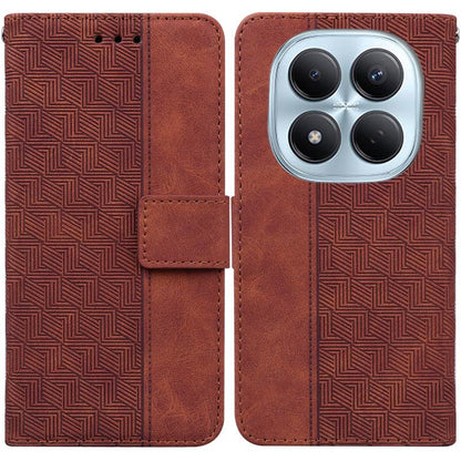Geometric Embossed Leather Phone Case, For Redmi A7 Pro 4G / 5G 171mm / Poco C85x 5G, For Redmi Turbo 5 Max 5G / Poco X8 Pro Max 5G, For Redmi Turbo 5 5G / Poco X8 Pro 5G, For Redmi Note 15 Pro+ 5G 163.3mm / Poco M8 Pro 5G                              ...