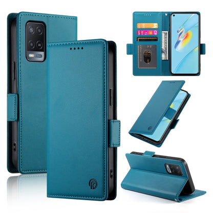 Side Buckle Magnetic Frosted Leather Phone Case, For OPPO A54 / A54s / A55 5G / A55s 5G, For OPPO A79 5G