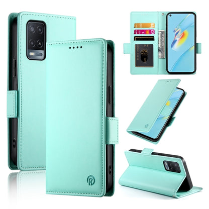 Side Buckle Magnetic Frosted Leather Phone Case, For OPPO A54 / A54s / A55 5G / A55s 5G, For OPPO A79 5G