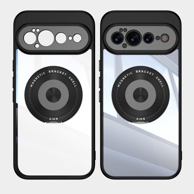 Dual-view MagSafe phone case with magnetic ring shield and camera cutout