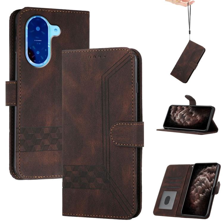 Cubic Skin Feel Flip Leather Phone Case, For Redmi Note 17 4G / 5G Global 169.7mm, For Redmi 17C 5G, For Redmi Note 17 Pro+ 5G Global 163.4mm, For Redmi Note 17 Pro 5G Global 163.5mm, For Redmi K100 Pro Max 5G / Poco F9 Ultra 5G                        ...