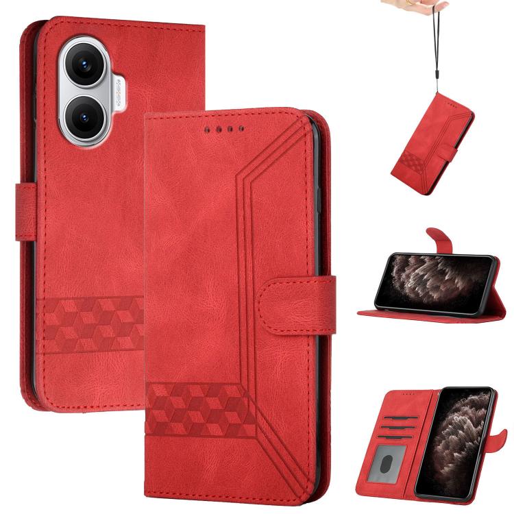 Cubic Skin Feel Flip Leather Phone Case, For Redmi Note 17 4G / 5G Global 169.7mm, For Redmi 17C 5G, For Redmi Note 17 Pro+ 5G Global 163.4mm, For Redmi Note 17 Pro 5G Global 163.5mm, For Redmi K100 Pro Max 5G / Poco F9 Ultra 5G                        ...
