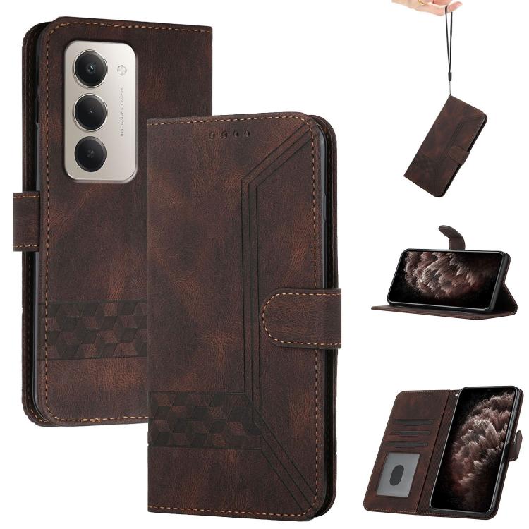 Cubic Skin Feel Flip Leather Phone Case, For Redmi Note 17 4G / 5G Global 169.7mm, For Redmi 17C 5G, For Redmi Note 17 Pro+ 5G Global 163.4mm, For Redmi Note 17 Pro 5G Global 163.5mm, For Redmi K100 Pro Max 5G / Poco F9 Ultra 5G                        ...