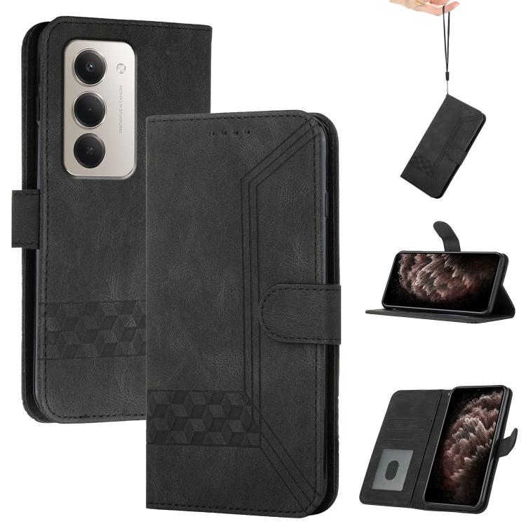 Cubic Skin Feel Flip Leather Phone Case, For Redmi Note 17 4G / 5G Global 169.7mm, For Redmi 17C 5G, For Redmi Note 17 Pro+ 5G Global 163.4mm, For Redmi Note 17 Pro 5G Global 163.5mm, For Redmi K100 Pro Max 5G / Poco F9 Ultra 5G                        ...