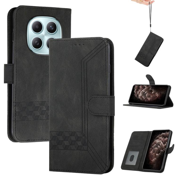 Cubic Skin Feel Flip Leather Phone Case, For Redmi Note 17 4G / 5G Global 169.7mm, For Redmi 17C 5G, For Redmi Note 17 Pro+ 5G Global 163.4mm, For Redmi Note 17 Pro 5G Global 163.5mm, For Redmi K100 Pro Max 5G / Poco F9 Ultra 5G                        ...