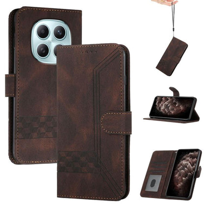 Cubic Skin Feel Flip Leather Phone Case, For Redmi Note 17 4G / 5G Global 169.7mm, For Redmi 17C 5G, For Redmi Note 17 Pro+ 5G Global 163.4mm, For Redmi Note 17 Pro 5G Global 163.5mm, For Redmi K100 Pro Max 5G / Poco F9 Ultra 5G                        ...