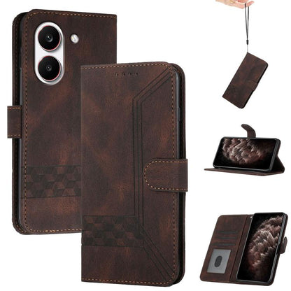 Cubic Skin Feel Flip Leather Phone Case, For Redmi Note 17 4G / 5G Global 169.7mm, For Redmi 17C 5G, For Redmi Note 17 Pro+ 5G Global 163.4mm, For Redmi Note 17 Pro 5G Global 163.5mm, For Redmi K100 Pro Max 5G / Poco F9 Ultra 5G                        ...