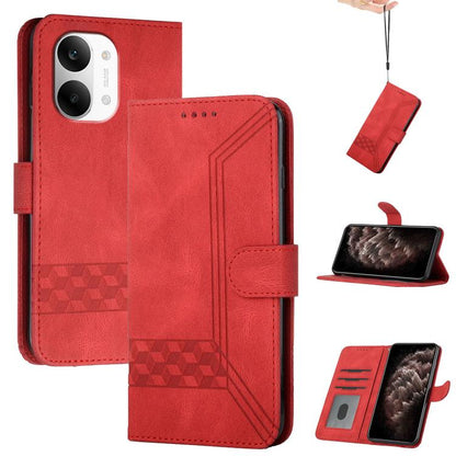 Cubic Skin Feel Flip Leather Phone Case, For Redmi Note 17 4G / 5G Global 169.7mm, For Redmi 17C 5G, For Redmi Note 17 Pro+ 5G Global 163.4mm, For Redmi Note 17 Pro 5G Global 163.5mm, For Redmi K100 Pro Max 5G / Poco F9 Ultra 5G                        ...