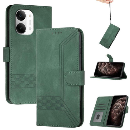 Cubic Skin Feel Flip Leather Phone Case, For Redmi Note 17 4G / 5G Global 169.7mm, For Redmi 17C 5G, For Redmi Note 17 Pro+ 5G Global 163.4mm, For Redmi Note 17 Pro 5G Global 163.5mm, For Redmi K100 Pro Max 5G / Poco F9 Ultra 5G                        ...