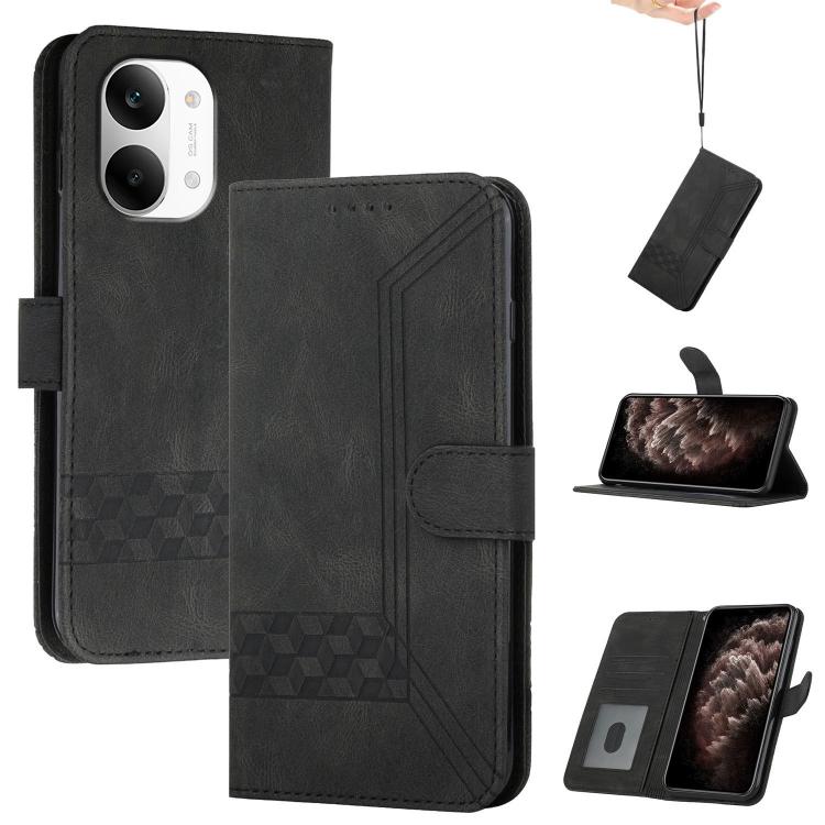 Cubic Skin Feel Flip Leather Phone Case, For Redmi Note 17 4G / 5G Global 169.7mm, For Redmi 17C 5G, For Redmi Note 17 Pro+ 5G Global 163.4mm, For Redmi Note 17 Pro 5G Global 163.5mm, For Redmi K100 Pro Max 5G / Poco F9 Ultra 5G                        ...