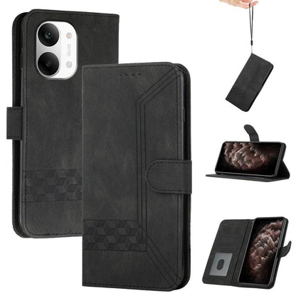 Cubic Skin Feel Flip Leather Phone Case, For Redmi Note 17 4G / 5G Global 169.7mm, For Redmi 17C 5G, For Redmi Note 17 Pro+ 5G Global 163.4mm, For Redmi Note 17 Pro 5G Global 163.5mm, For Redmi K100 Pro Max 5G / Poco F9 Ultra 5G                        ...