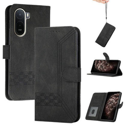 Cubic Skin Feel Flip Leather Phone Case, For Redmi Note 17 4G / 5G Global 169.7mm, For Redmi 17C 5G, For Redmi Note 17 Pro+ 5G Global 163.4mm, For Redmi Note 17 Pro 5G Global 163.5mm, For Redmi K100 Pro Max 5G / Poco F9 Ultra 5G                        ...