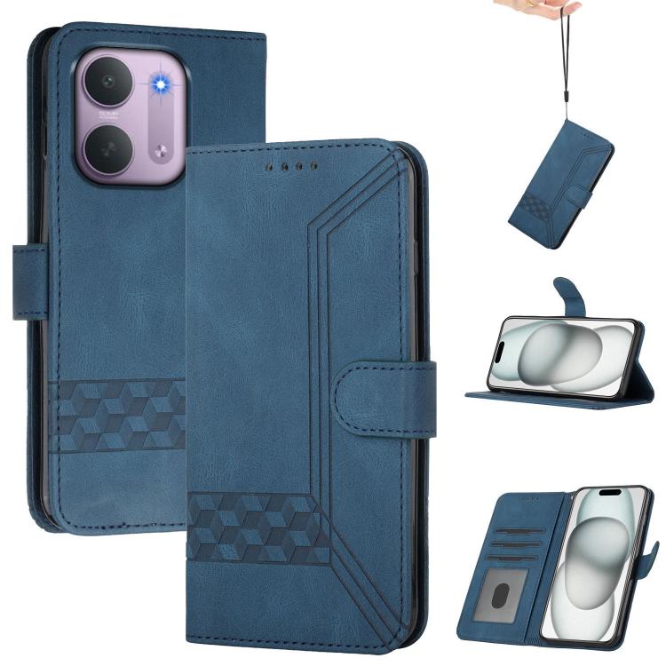 Cubic Skin Feel Flip Leather Phone Case, For Redmi Note 17 4G / 5G Global 169.7mm, For Redmi 17C 5G, For Redmi Note 17 Pro+ 5G Global 163.4mm, For Redmi Note 17 Pro 5G Global 163.5mm, For Redmi K100 Pro Max 5G / Poco F9 Ultra 5G                        ...