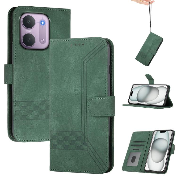 Cubic Skin Feel Flip Leather Phone Case, For Redmi Note 17 4G / 5G Global 169.7mm, For Redmi 17C 5G, For Redmi Note 17 Pro+ 5G Global 163.4mm, For Redmi Note 17 Pro 5G Global 163.5mm, For Redmi K100 Pro Max 5G / Poco F9 Ultra 5G                        ...
