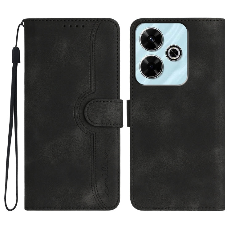 Heart Pattern Skin Feel Leather Phone Case, For Redmi Note 14 4G 163.25mm, For Redmi Note 14 5G, For Redmi Note 14 Pro+ 5G, For Redmi Note 14 Pro 5G, For Xiaomi Redmi 13 4G, For Redmi Turbo 3 / Poco F6, For Redmi Note 13R Pro / Poco X6 Neo             ...