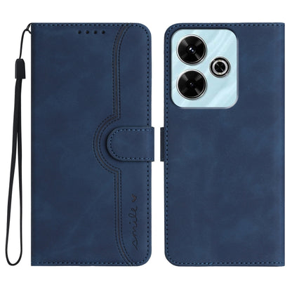 Heart Pattern Skin Feel Leather Phone Case, For Redmi Note 14 4G 163.25mm, For Redmi Note 14 5G, For Redmi Note 14 Pro+ 5G, For Redmi Note 14 Pro 5G, For Xiaomi Redmi 13 4G, For Redmi Turbo 3 / Poco F6, For Redmi Note 13R Pro / Poco X6 Neo             ...